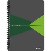 Leitz 44990055, Muster, Grün, Grau, A5, 90 Blätter, 90 g/m², Hardcover