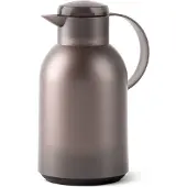 EMSA Isolierkanne "Samba", 1,5 l, XXL-Modell, zeitloses Design, einfacher Knopfdruck, 24h kalt, 12h warm