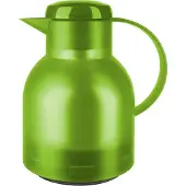 EMSA Isolierkanne "Samba", 1 l, zeitloses Design, einfacher Knopfdruck, 24h kalt, 12h warm