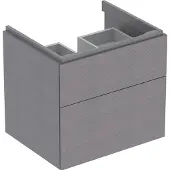 Geberit 500.506.43.1, Grau, 2 Schublade(n), 1 Stück(e), 580 mm, 462 mm, 530 mm