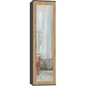 Top E Shop Topeshop DUO SZAFA ANT/ART KP, Toilette, 2 Regale, 1 Tür(en), Eiche, Partikelbord, Partikelbord