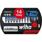 Wiha 41824, 14 Stück(e), Phillips, Pozidriv, Torx, PH 1,PH 2,PH 3, PZ 2, T10,T15,T20,T25,T30,T40, 150 g