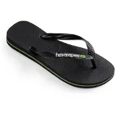 Havaianas Brasil Logo, Weiblich, Erwachsener, Flip-Flops, Schwarz, Abbildung, 35 - 36