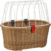 Klickfix Hundeshopper Doggy Basket braun, 45x52x36 cm, mit Korbklip