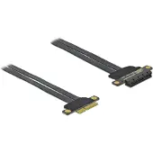 DeLOCK 85768, PCIe, PCIe, Schwarz, Grün, 0,3 m, 1 Stück(e)