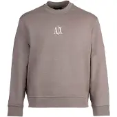Armani Exchange für Herren. XM000368AF10818U6107 Beiges Sweatshirt mit Rundhalsausschnitt (L), Lässig, Sportlich, Grau, Baumwolle, Multi