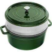 Staub Cocotte rund Basilikumgrün 26 cm 40510-603-0