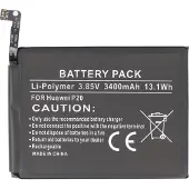 AccuCell Akku passend für den Huawei P20 Lite Akku HB366481ECW Li-Polymer 3,85 Volt mit 3000mAh max. 11,6Wh