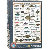 Eurographics Puzzle Meeresfische 1000 Teile Tiere Karton