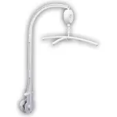 Niermann Stand By Niermann Mobilehalter zum Schrauben mit Spieluhr Weiss