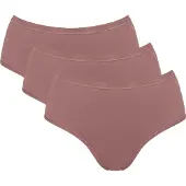 Sloggi Midislip "GO Daily Cotton" Glanz-Effekt Details, weich, Baumwollmix, bequem, elastisch