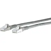METZ CONNECT Patchkabel Cat.6A 10G AWG26 grau 0,5m