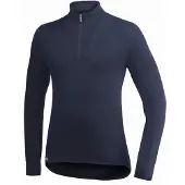 Woolpower Skipullover Zip Turtleneck 200 Dark Navy-S