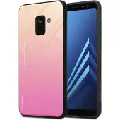 Cadorabo TPU 2 Farben Glas Cover