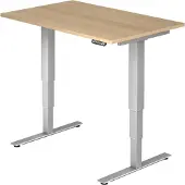 Hjh OFFICE PRO XDSM 12 S - 120 x 80 Eiche elektrisch höhenverstellbar