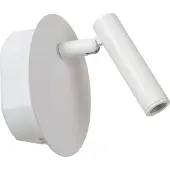 Lucide JOLIJN – Wiederaufladbare Nachttischlampe / Wandleuchte – Batteriebetrieb – Ø 10,2 cm – LED – 1x2W 3000K – Magnetisch – Weiß