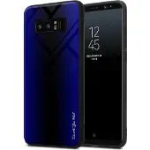 Cadorabo TPU Gestreiftes Glas Cover