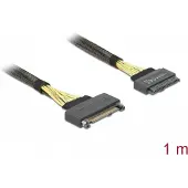 DeLOCK U.2 SFF-8639 Verlängerungskabel Stecker/Buchse 1m, 32Gbps NVMe
