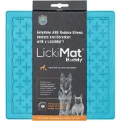 LickiMat - Dog lick mat Buddy Light Blue 20X20Cm - (645.5353)