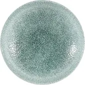 Churchill Livingstone Raku Teller tief coupe 24.8cm, Jade grün