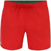 Lacoste - Herren Badeshorts - Swimshorts, Ba - Größe 3XL - rot