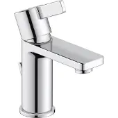 Duravit Einhebel-Waschtischmischer D-NEO S EcoStart m Zugst-Ablaufgarn. chrom mit Zugstangen-Ablaufgarnitur chrom