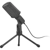 Natec ASP, Notebook-Mikrofon, -47 dB, 100 - 16000 Hz, 2200 Ohm, Kardioide, Verflüssiger