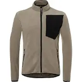 Kübler Fleecejacke sandbraun/schwarz Form 1254 Grösse M