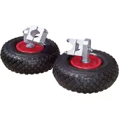 Kerbl Stützräder für Schubkarre 2er-Set, PU