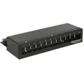 DeLOCK 43339, Schwarz, Metall, 221 mm, 112,5 mm, 44,5 mm, Box