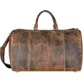 Green Burry Greenburry Reisetasche Leder Sporttasche braun Vintage Ledertasche Weekender 1675-25