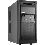 Chieftec LF-02B-OP, Midi Tower, PC, Schwarz, ATX, micro ATX, Heimbüro, Boden