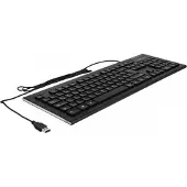 DeLOCK 12672, Volle Größe (100%), Kabelgebunden, USB, QWERTZ, Schwarz