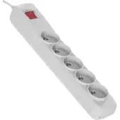 ActiveJet ACP-5GN 1,5M SZ, 1,5 m, Drinnen, Typ E, Typ E, Kunststoff, Grau
