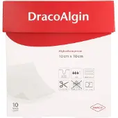 Dräco Dracoalgin 10x10 cm Alginatkompresse 10 St Kompressen