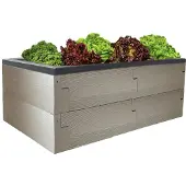 Juwel Pflanzkasten Timber Hochbeet mit wasserdichter Pflanzwanne, 130x60x40 cm