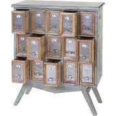 Mendler Apotheker-Schrank MCW-A43, Kommode, Tanne Holz massiv Vintage Shabby-Look 94x73x32cm