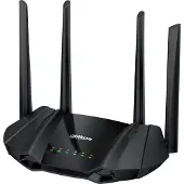 Dahua Technology AX15M, Wi-Fi 6 (802.11ax), Dual-Band (2,4 GHz/5 GHz), Ethernet/LAN, Schwarz, Tabletop-Router