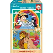 Educa Disney Der König der Löwen Pinocchio Puzzle 2x50St