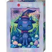 Heye Puzzle Witch Cat, 1000 Teile, 1000 Stück(e), Kunst
