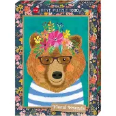 Heye Puzzle Gentle Bruin, 1000 Teile, 1000 Stück(e), Kunst