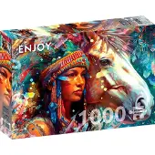 Enjoy Puzzle Puzzle Wild Spirit - 1000 Teile Erwachsene