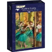 Bluebird Puzzle Kunst Puzzle Degas Tänzer Pink Grün 1000 Teile