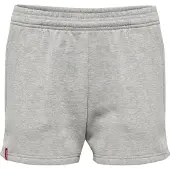 Hummel hmlRED BASIC SWEAT SHORTS KIDS - GREY MELANGE - 116