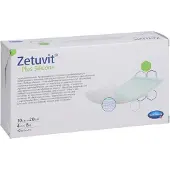 ACA Zetuvit Plus Silicone10x20, 10 St KOM