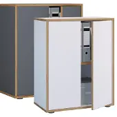 VCM Büroschrank Sideboard Salia 2fach B60