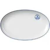 Royal Copenhagen L 23,5 cm - Porcelaen - Hvid/blå