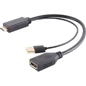 Shiverpeaks HDMI-A Adapter, Displayport Buchse, 4K, 30cm