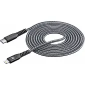 Cellularline Tetra Force Cable 200cm - USB-C to Lightning, 2 m, Lightning, USB C, Stecker, Stecker, Schwarz