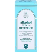 TEOFARMA Alkohol 70% V/V Hetterich 200 ml